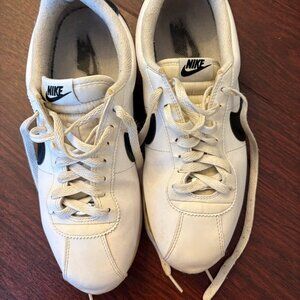 Nike Cortez '72 Basic Leather White Black Size 9.5 Classic